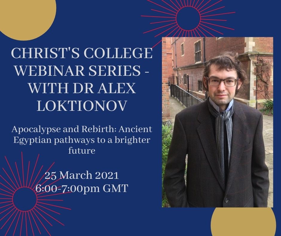 Christ's College Webinar Series - Dr Alexandre Loktionov's image