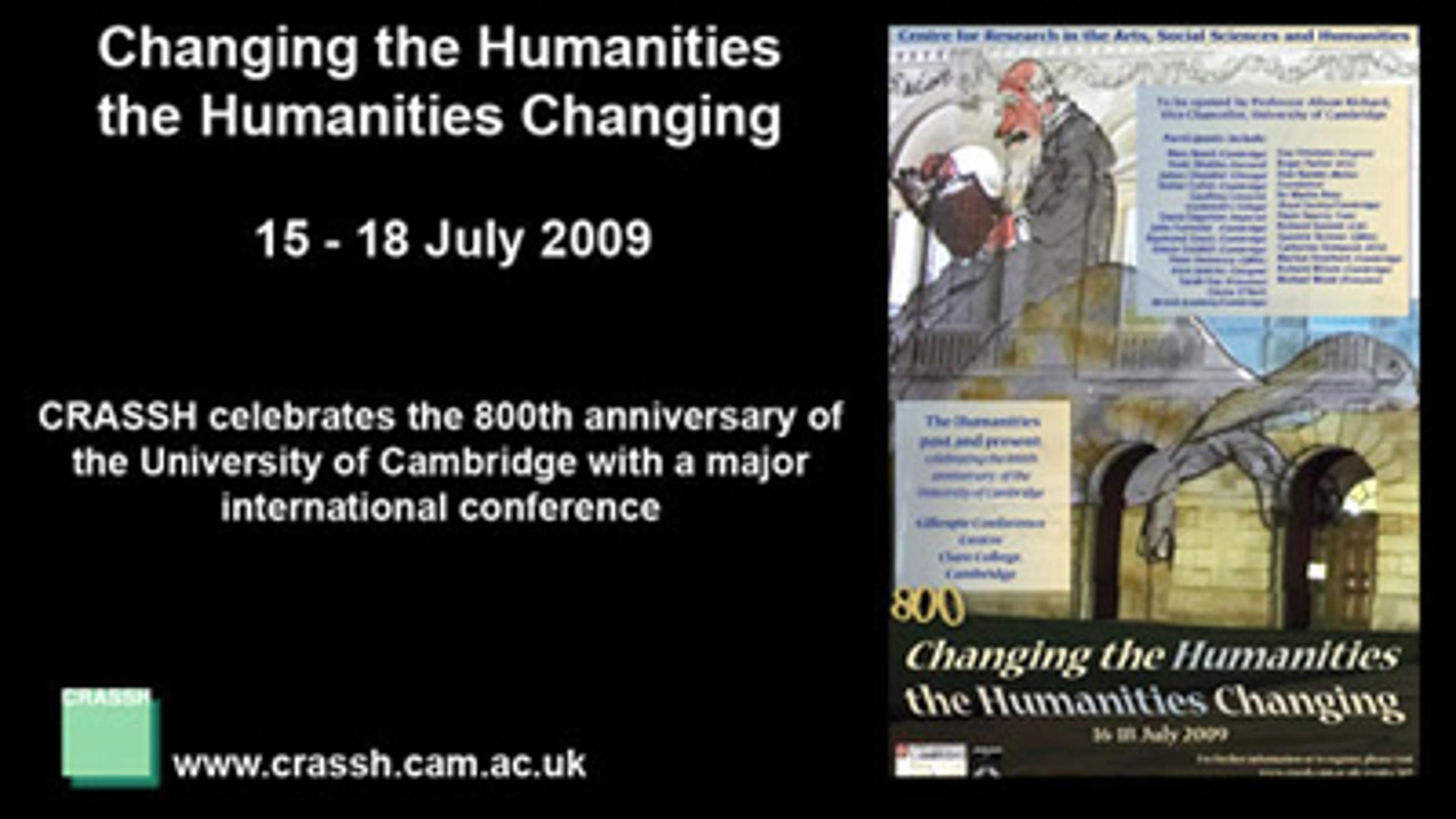 Changing the Humanities / The Humanities Changing - Conference Trailer