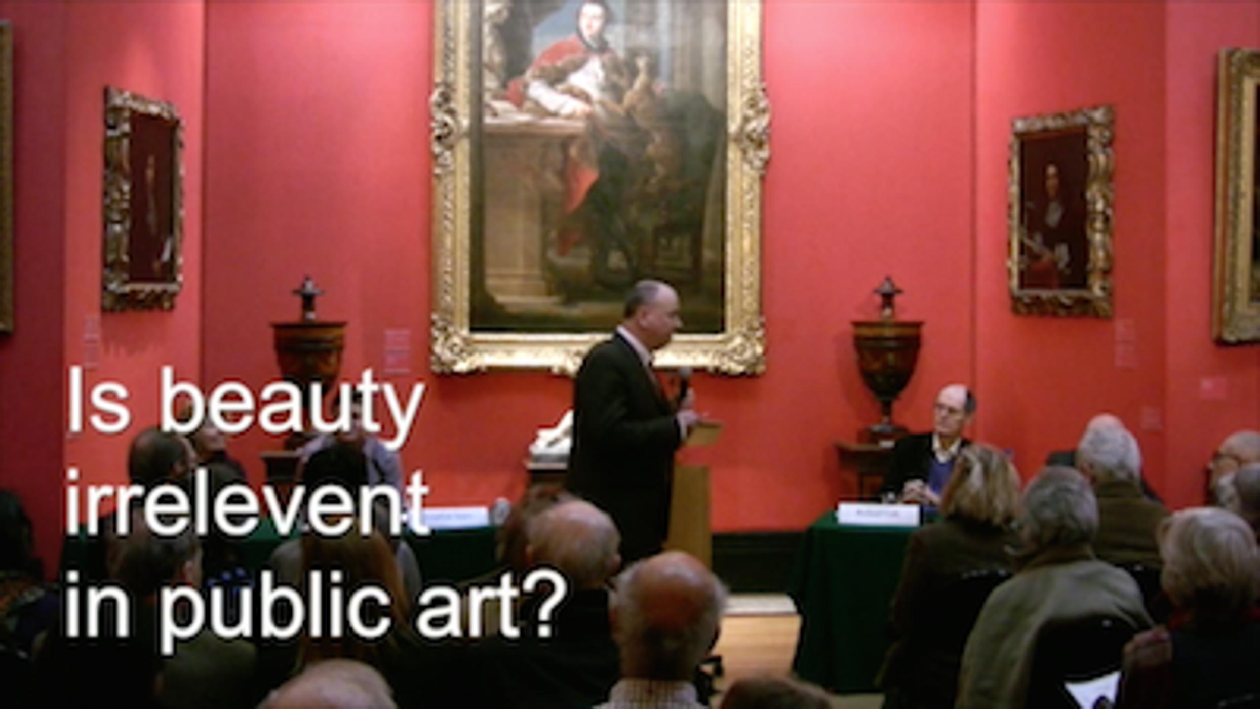 Is beauty irrelevant in public art?