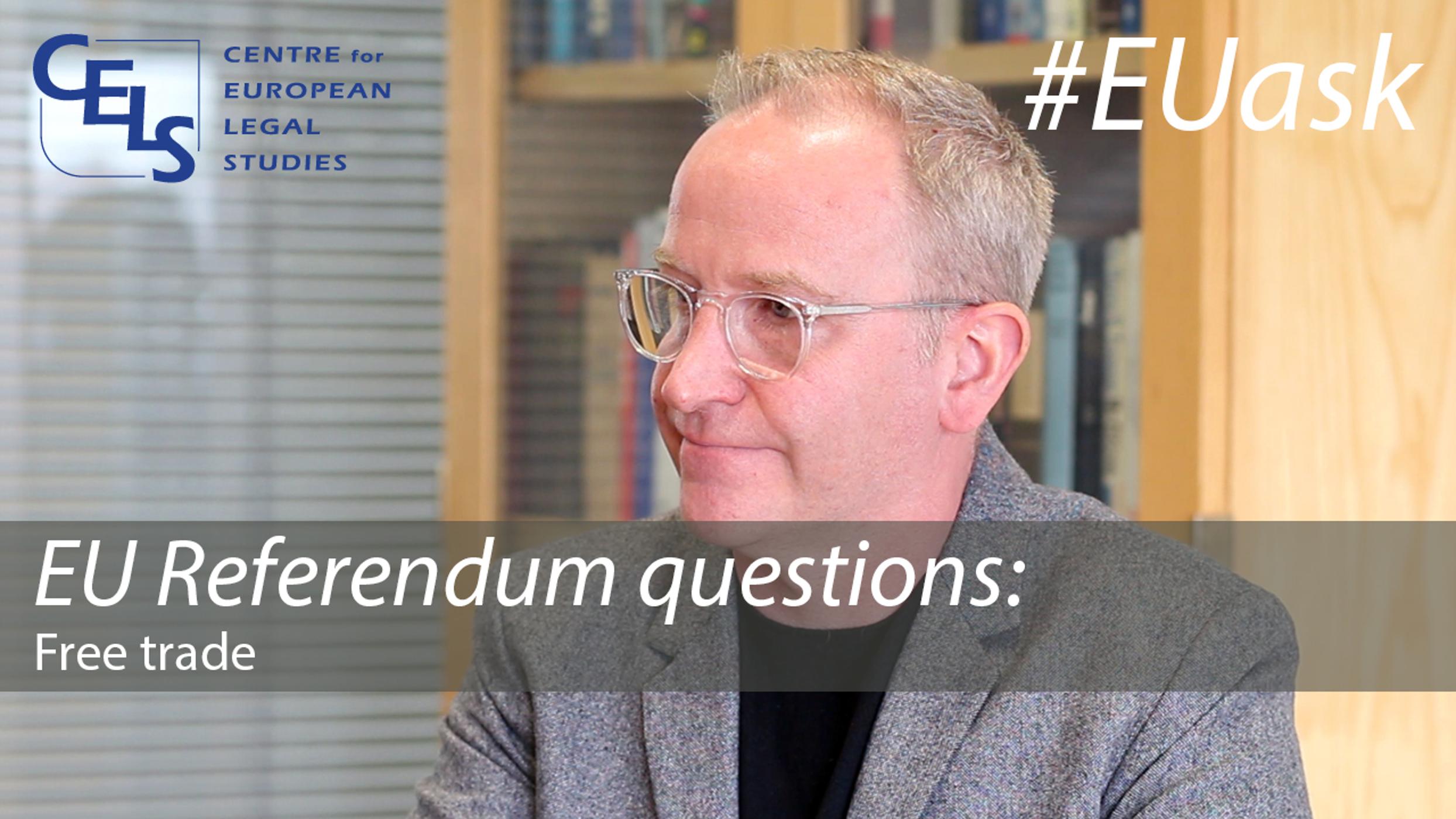 EU Referendum questions: Free trade