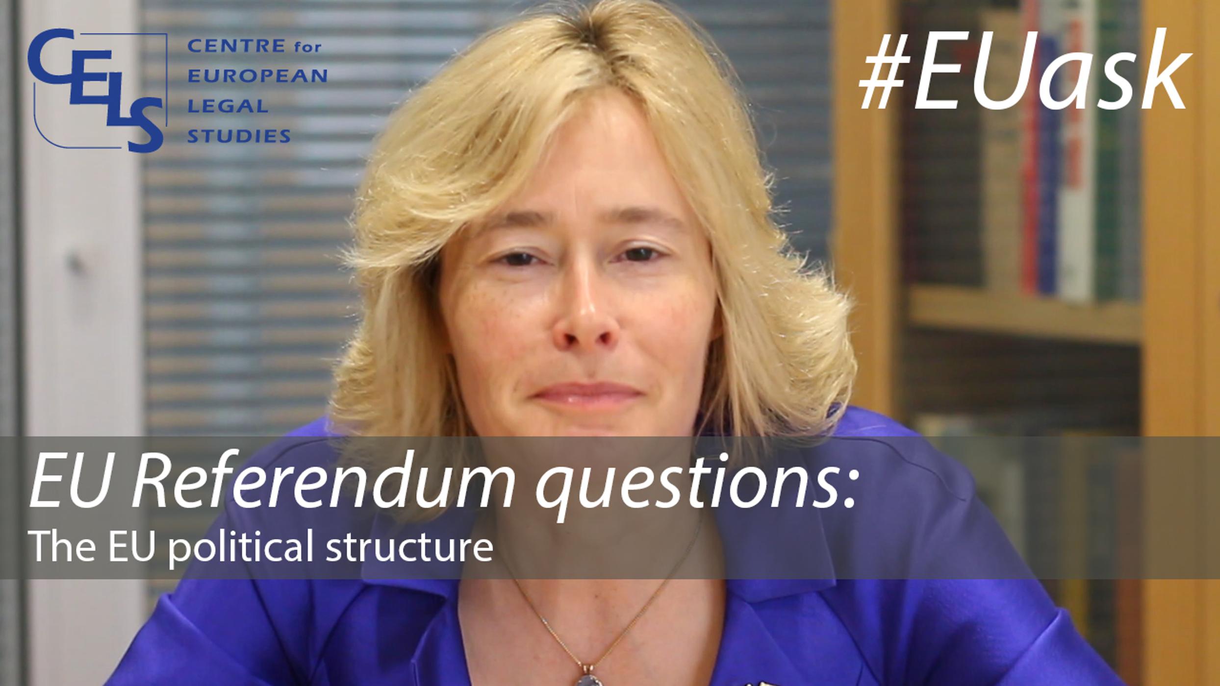 EU Referendum questions: The EU political structure