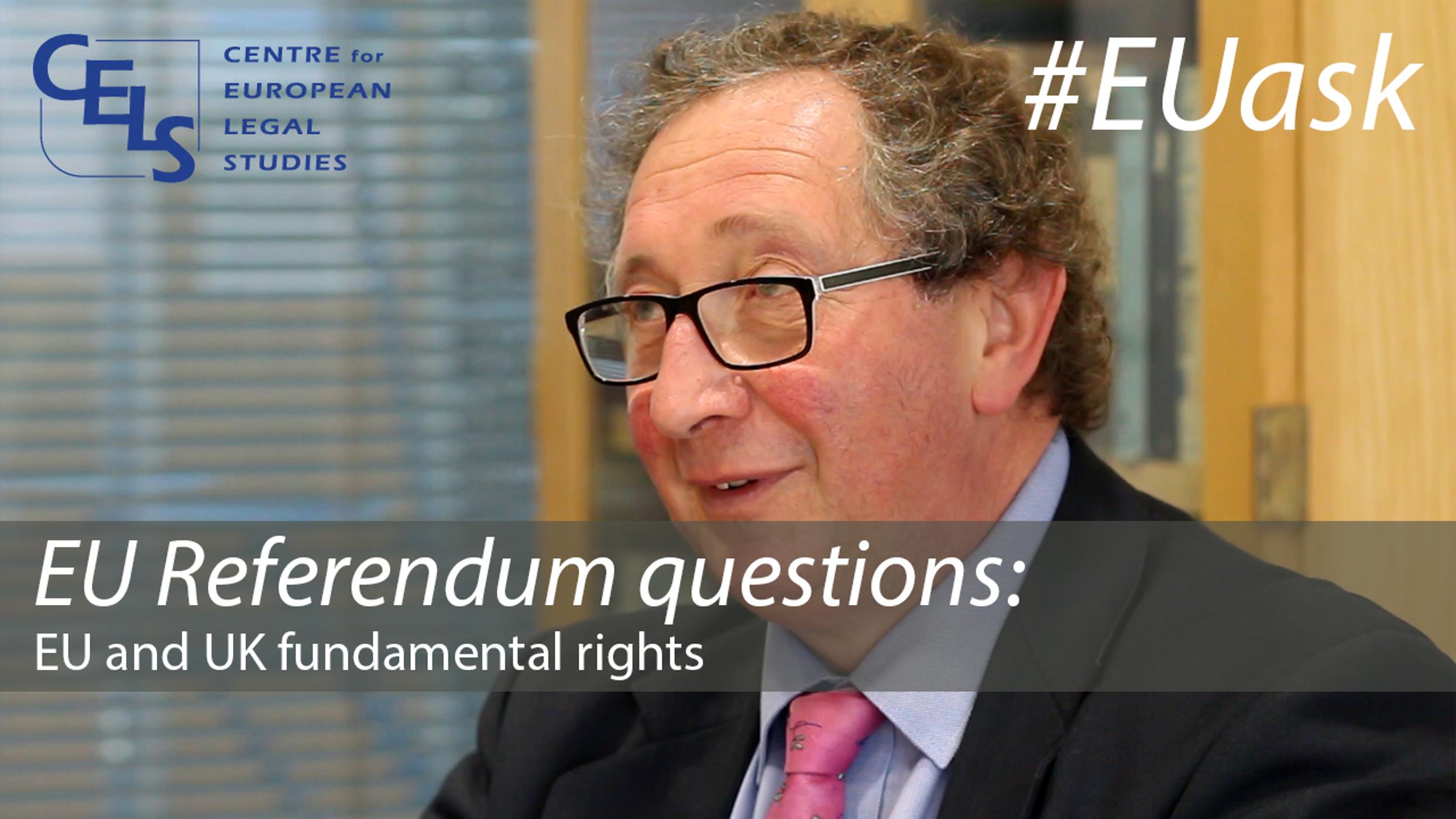 EU Referendum questions: EU and UK fundamental rights