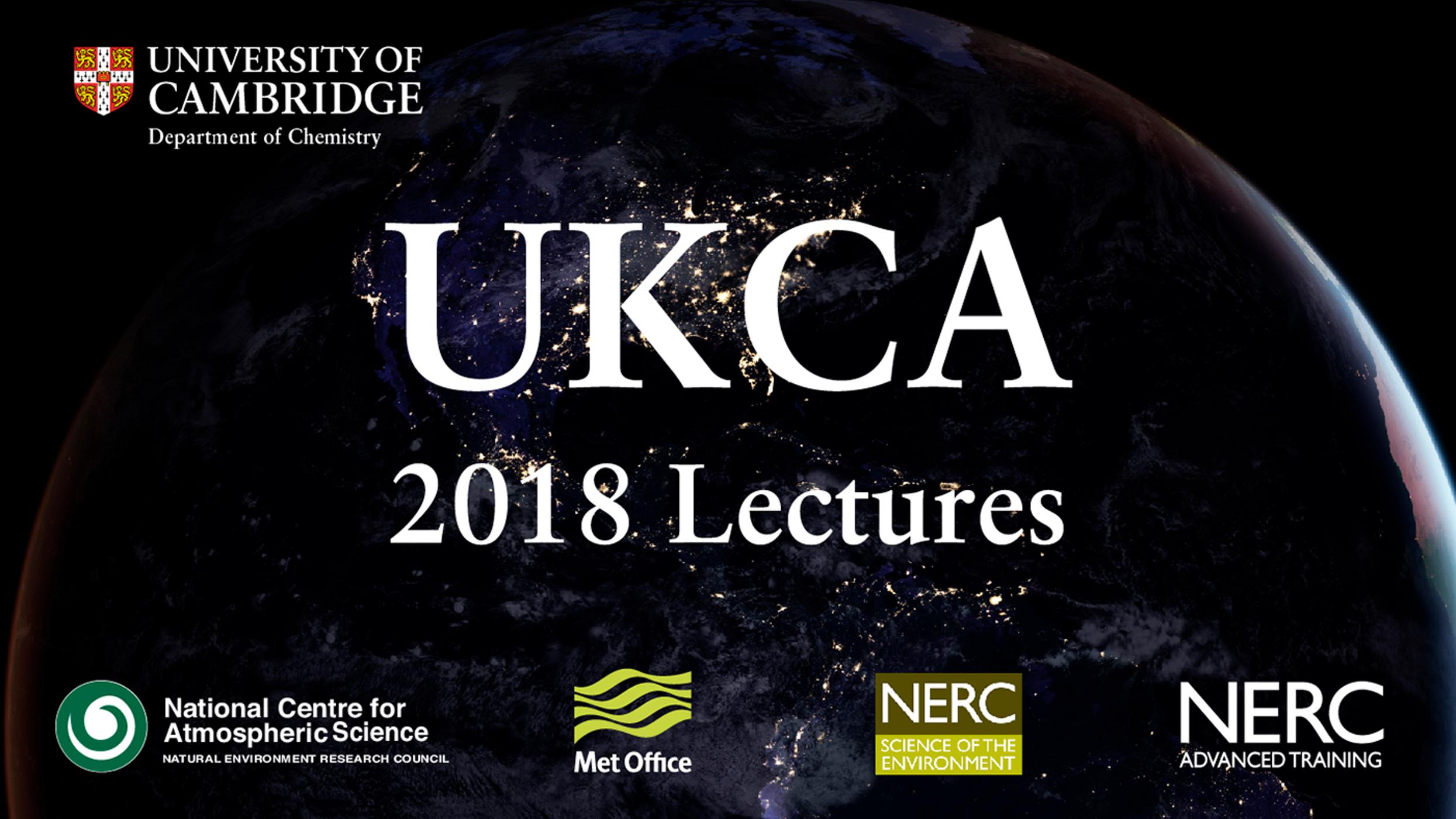 UKCA 2018 lectures