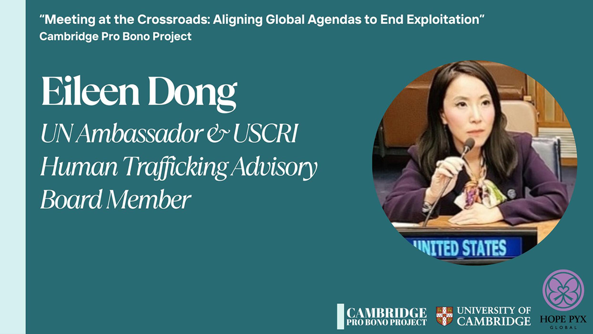 'Meeting At the Crossroads: Aligning Global Agendas to End Exploitation': CPP Lecture