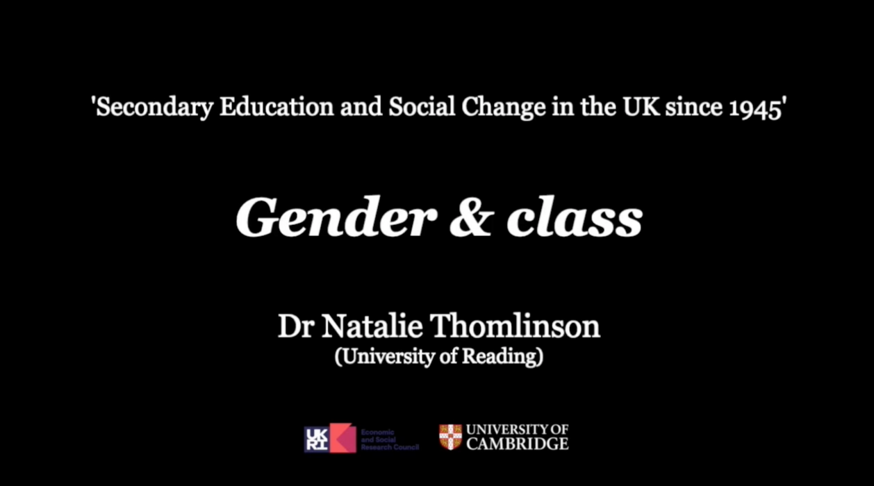 Gender & class (Dr Natalie Thomlinson)'s image