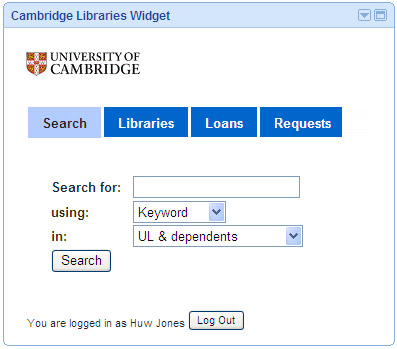 Cambridge Libraries Widget's image
