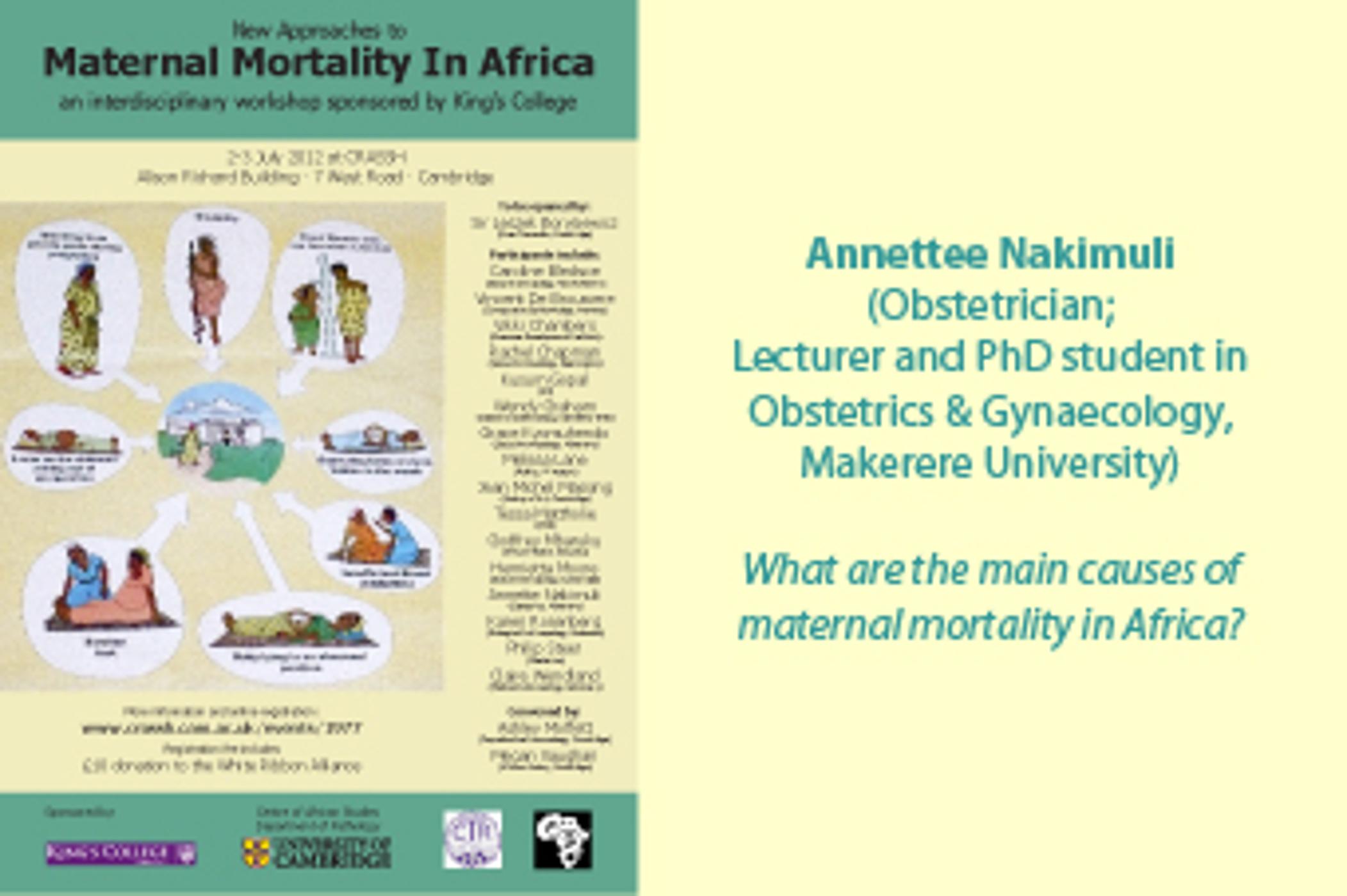 Annettee Nakimuli: New Approaches to Maternal Mortality In Africa