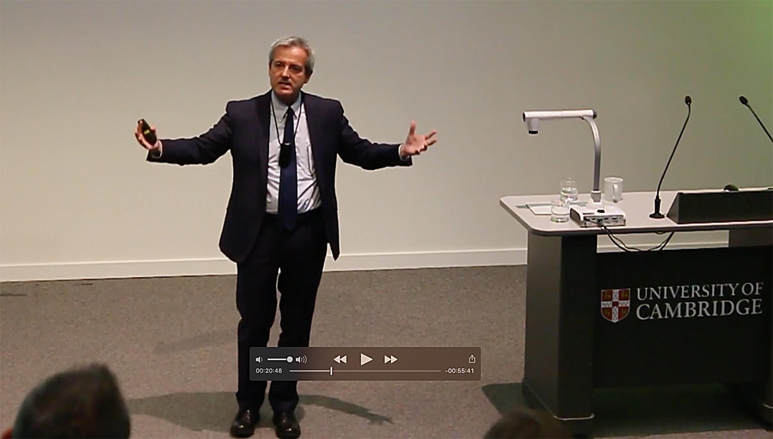 Professor Paolo Quattrone - 6 September 2017 - Who said accounting was boring? Rhetoric and the making of socie-ties